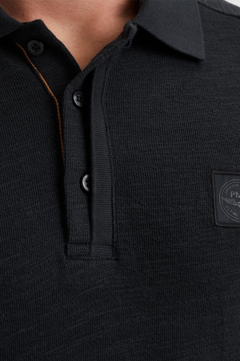 PME legend short sleeve polo slub jacquard je